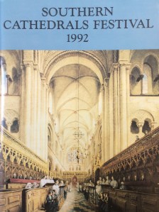 Southern Cathedrals Festival programme, 1992 (Lib 11763)
