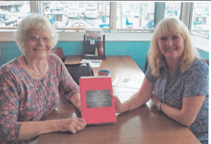 editor-ruth-brown-and-slatford-descendant-andrea-martin