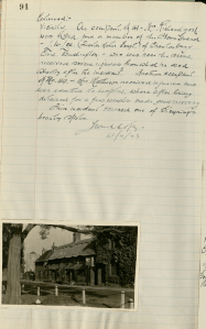 steyning-pc-minute-book-recording-results-of-bombing-apr-1939-nov-1949