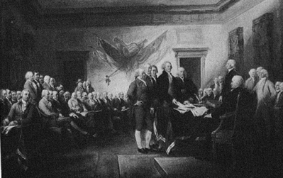 Signing of Declaration