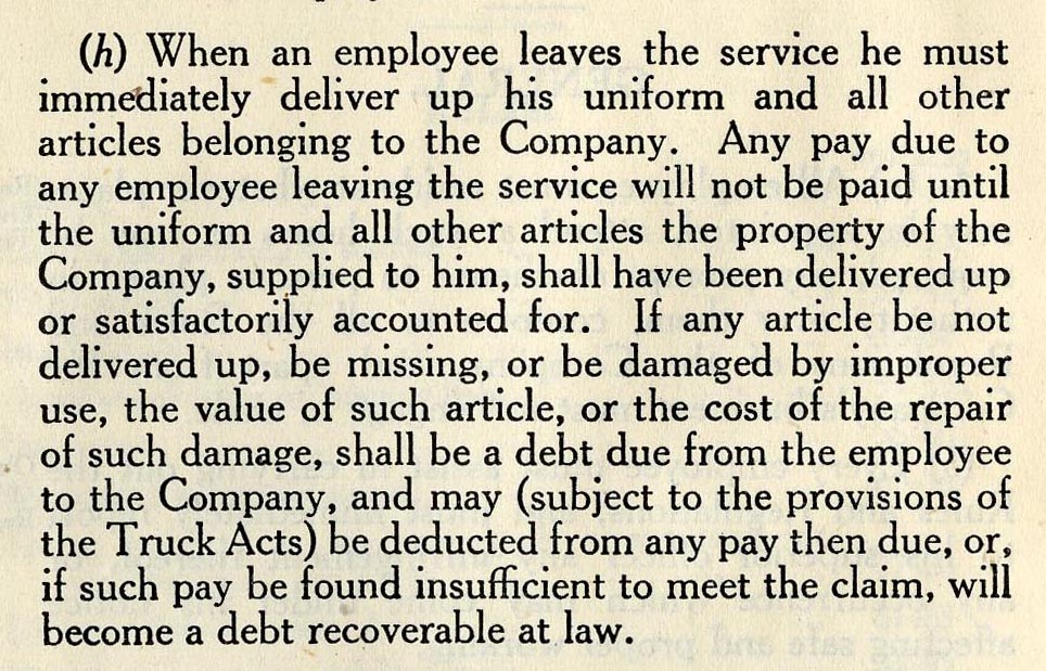 Image of a paragraph from a rule book.