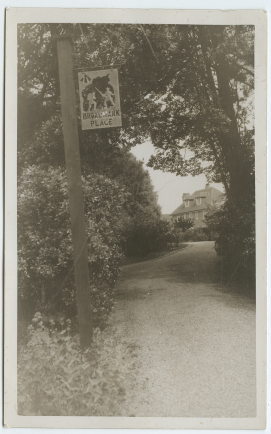 At the end of the driveway with Broadmark Place visible at the other end of the drive