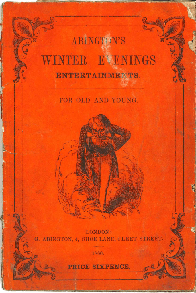 Front page of Abington's Winter Evenings Entertainments for Old and Young.