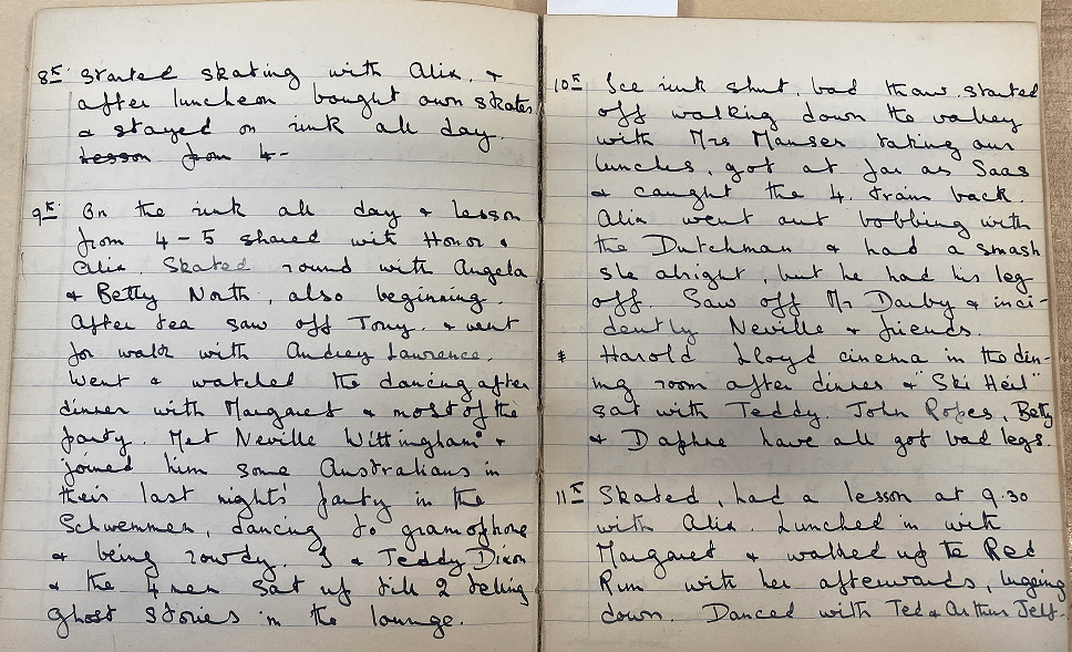 Two manuscript pages