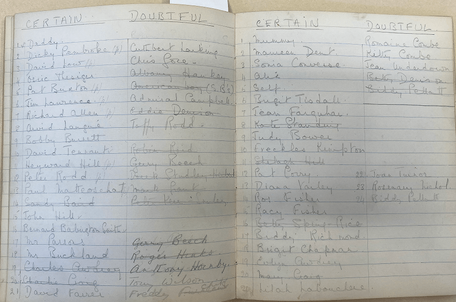 Two manuscript pages